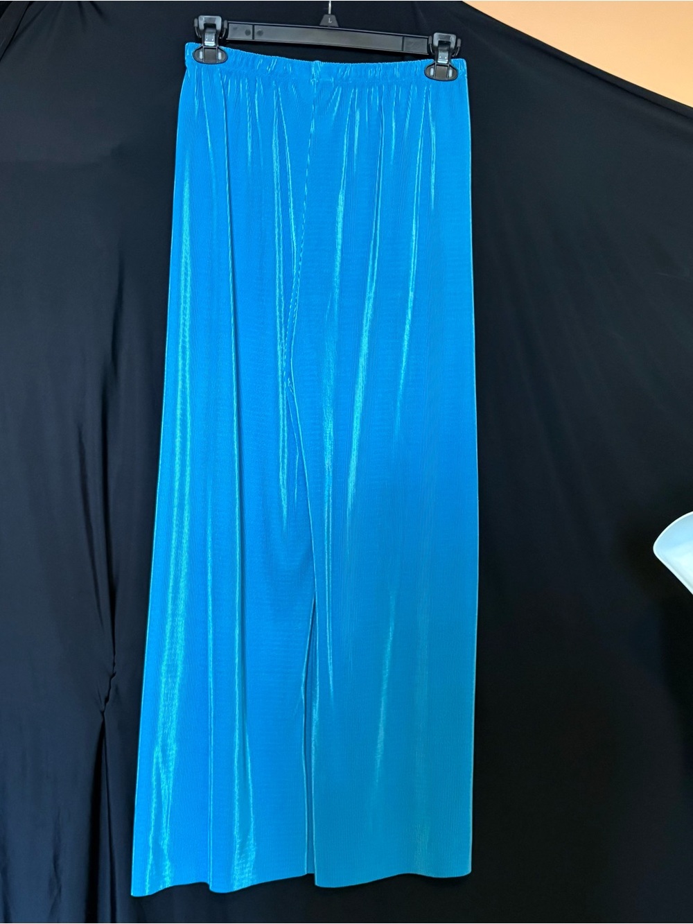Maxima Bright Blue Wide-Leg Pants & Long Sleeve Top Set - Picture 6 of 6